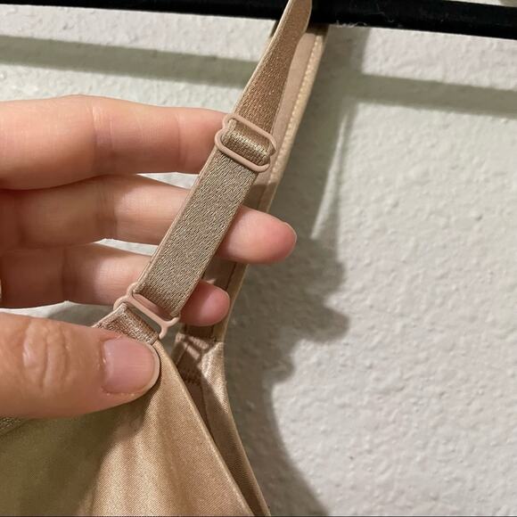 Soma Nude Full Coverage Padded Bra Womens 34D Tan Underwire Adjustable Strap - Picture 3 of 7